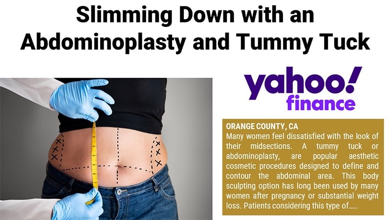 Slimming Down with an Abdominoplasty and Tummy Tuck | Yahoo Finance