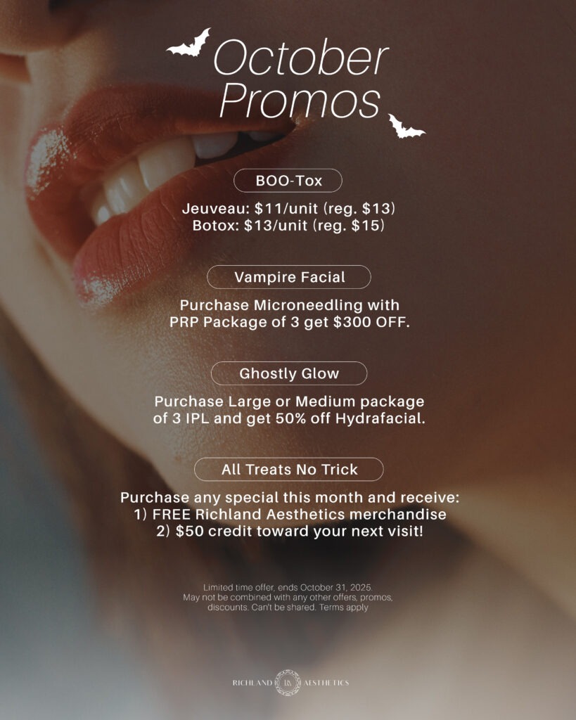Richland MD MedSpa and Plastic Surgery Specials for October 2025