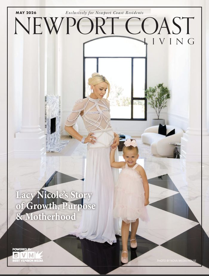 Newport Coast Living magazine cover, May 2026
