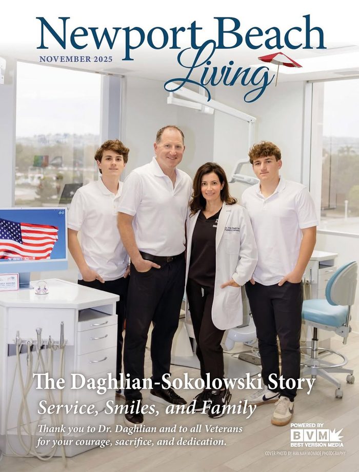 Newport Coast Living magazine cover, November 2025