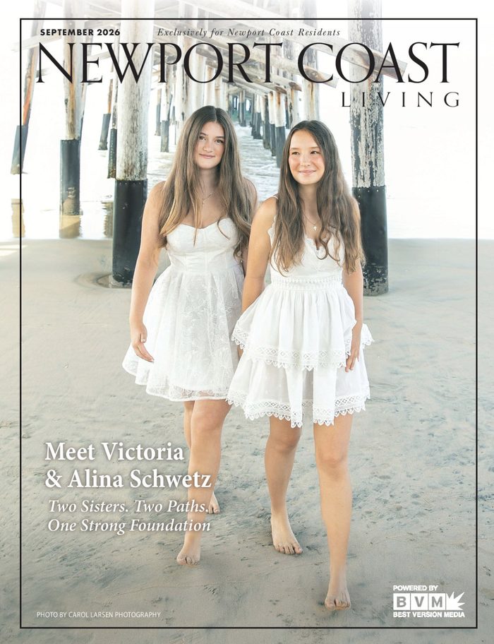 Newport Coast Living magazine cover, September 2026